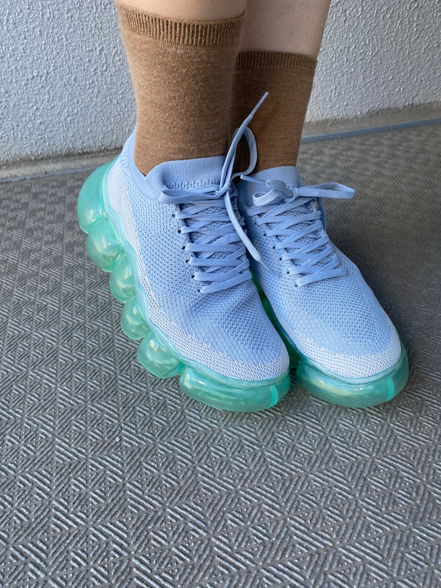 "Jewelry" Basic Shoes / Mint GrayBlue