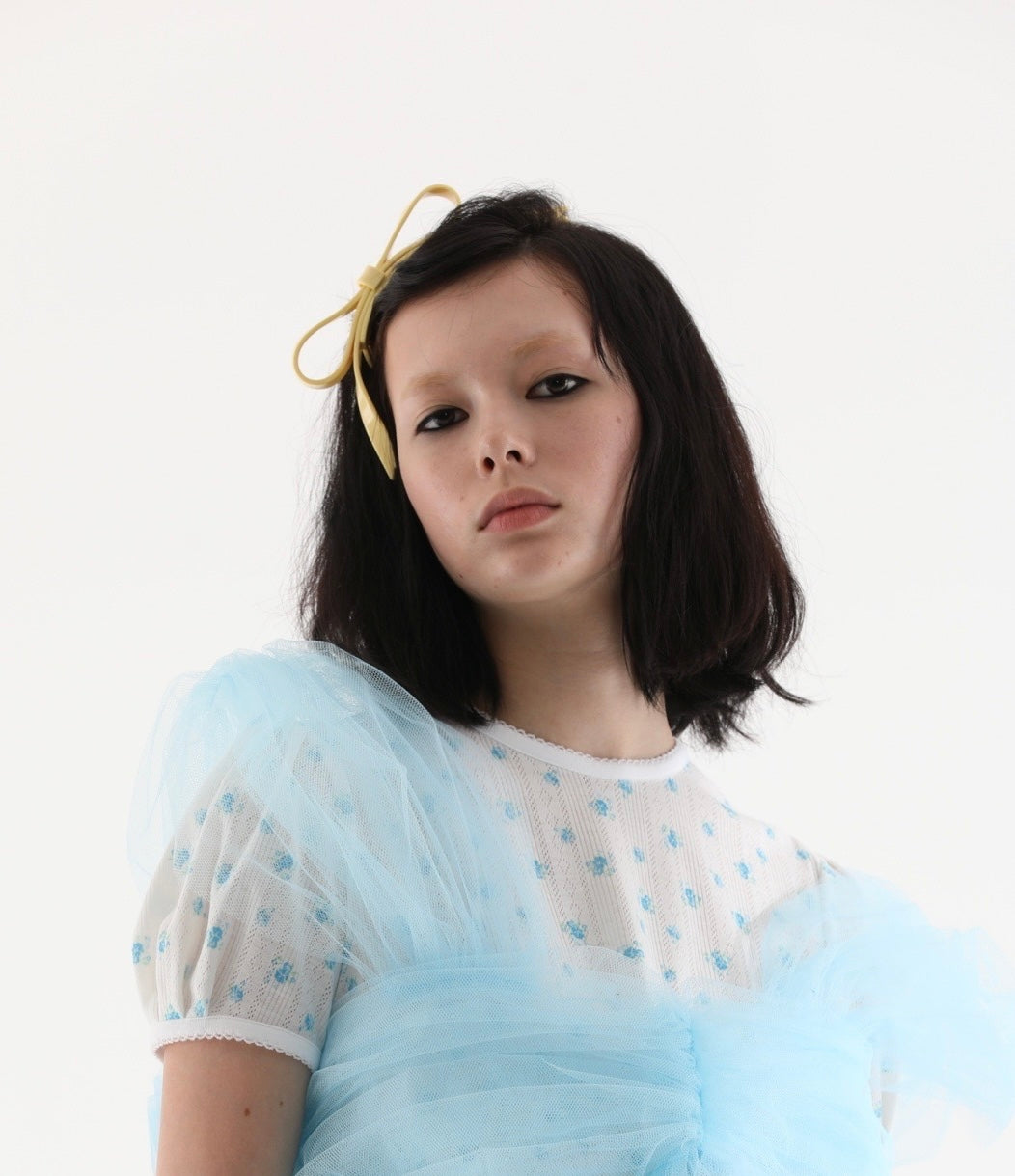 Ribbon hair comb JennyFax × the skips