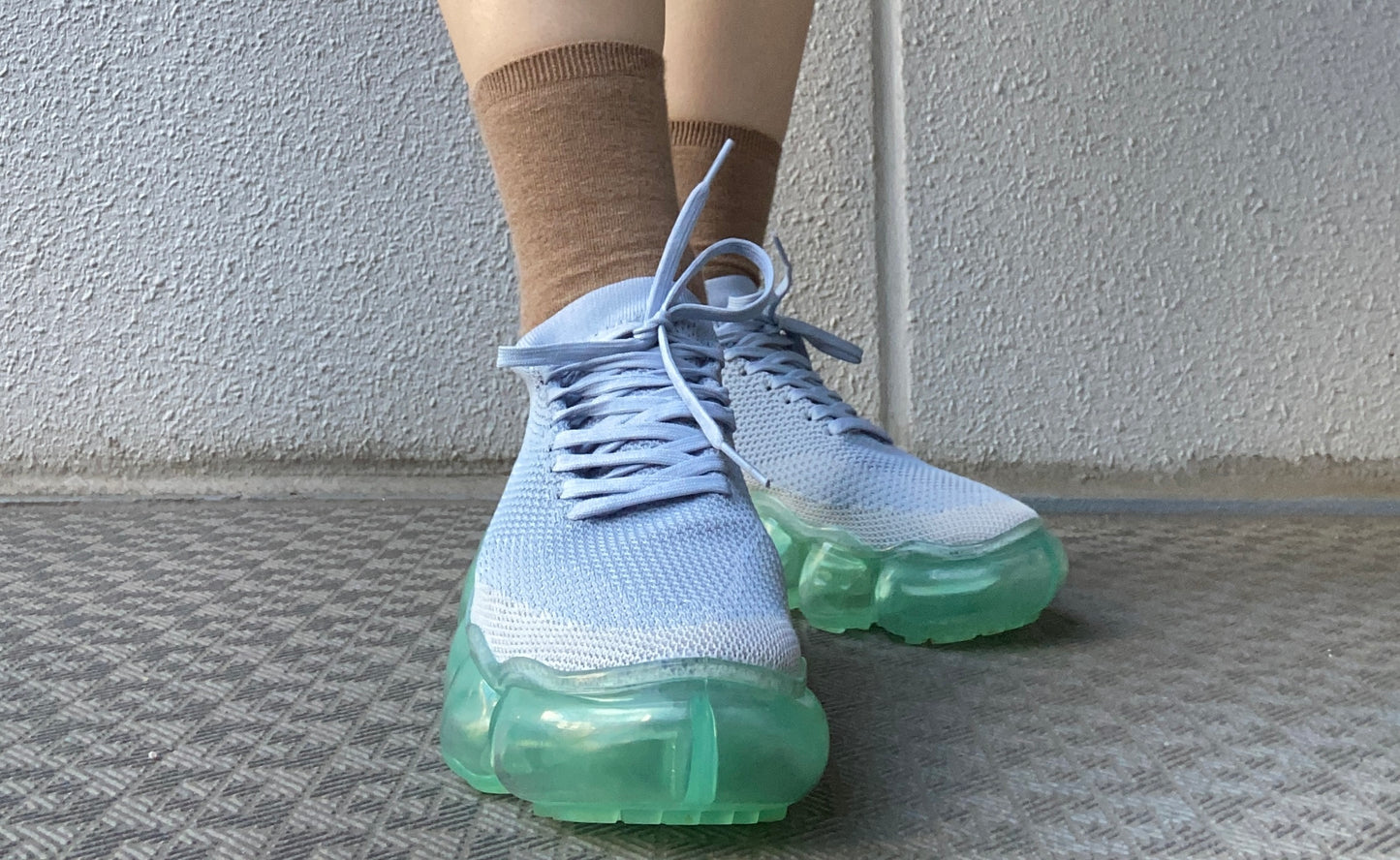 "Jewelry" Basic Shoes / Mint GrayBlue