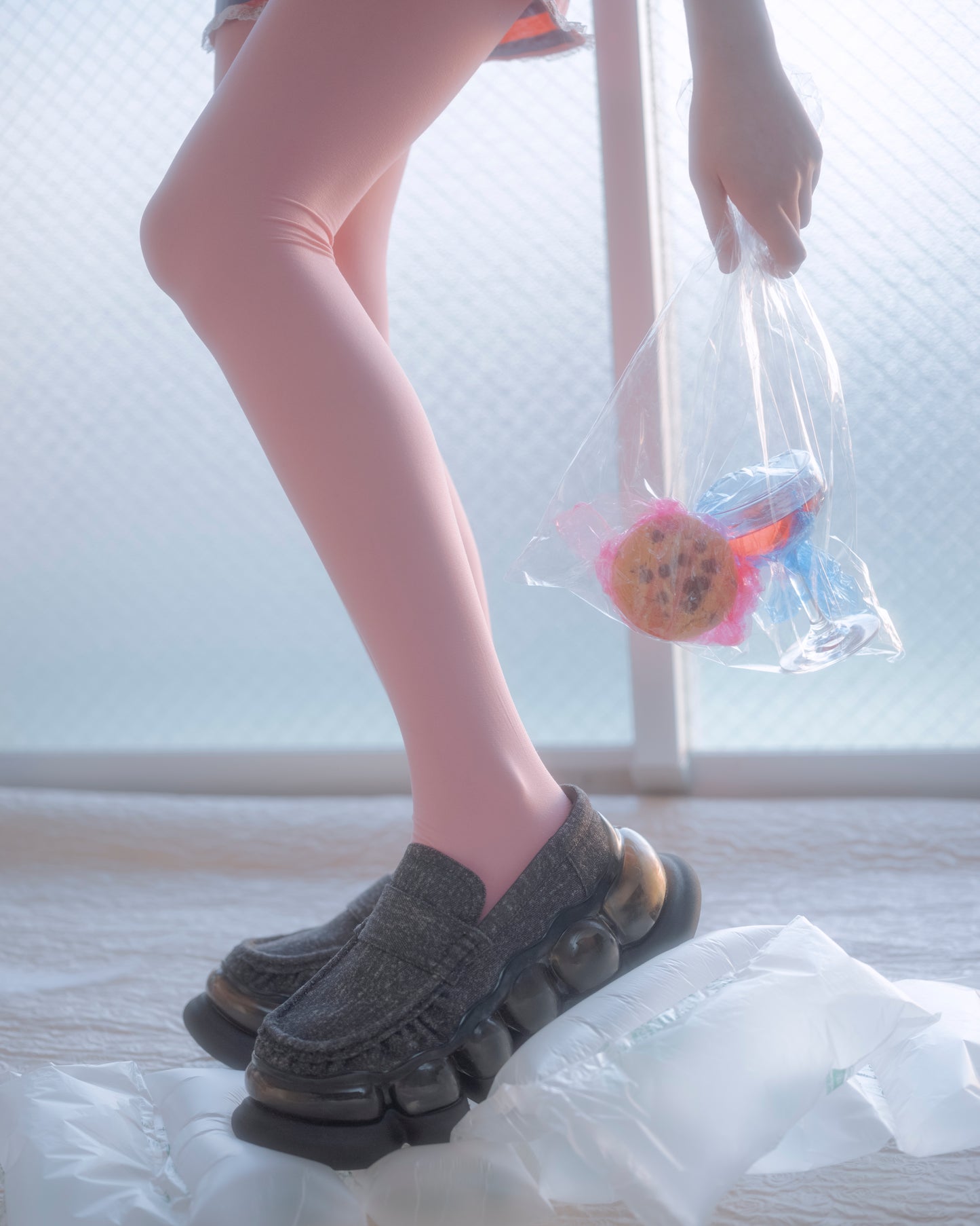 “珠宝”方舟牛仔乐福鞋/黑色