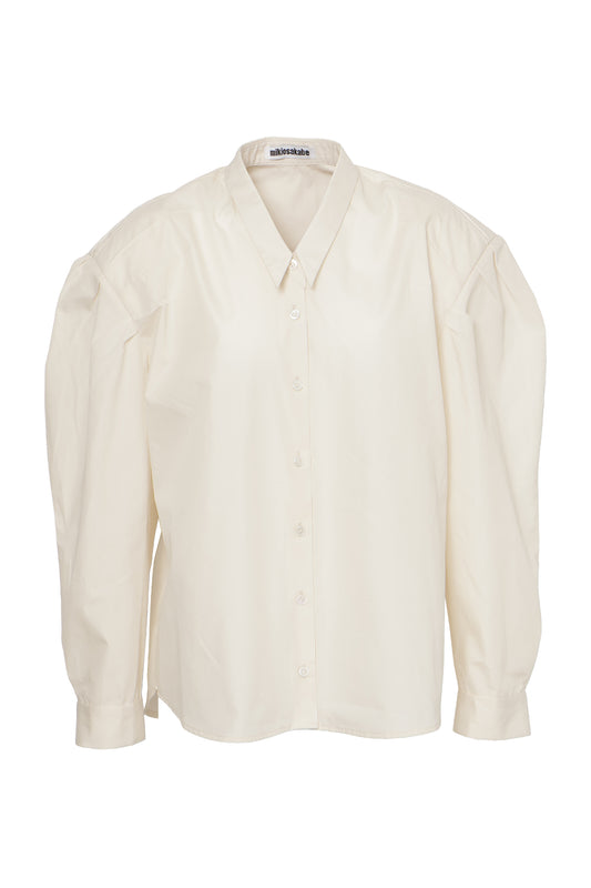 【AW26受注】Random Tuck Shirt / Ivory / MSAW26B011