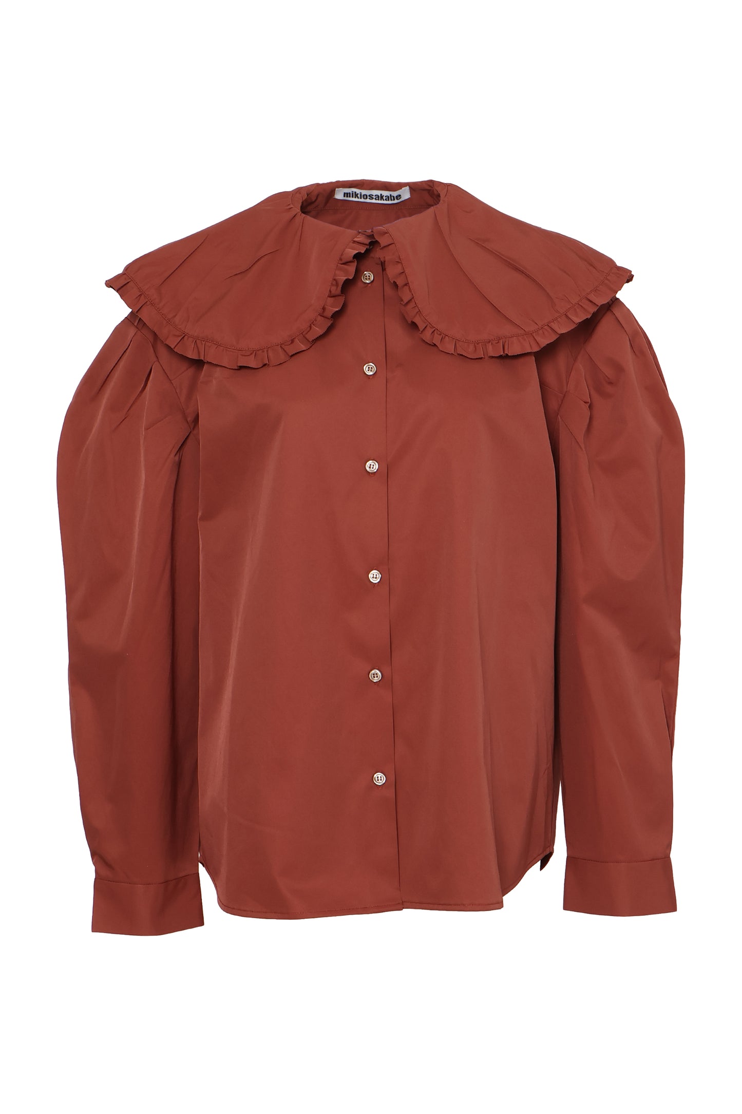 【AW26预购】娃娃领衬衫 / 赤陶色 / MSAW26B02