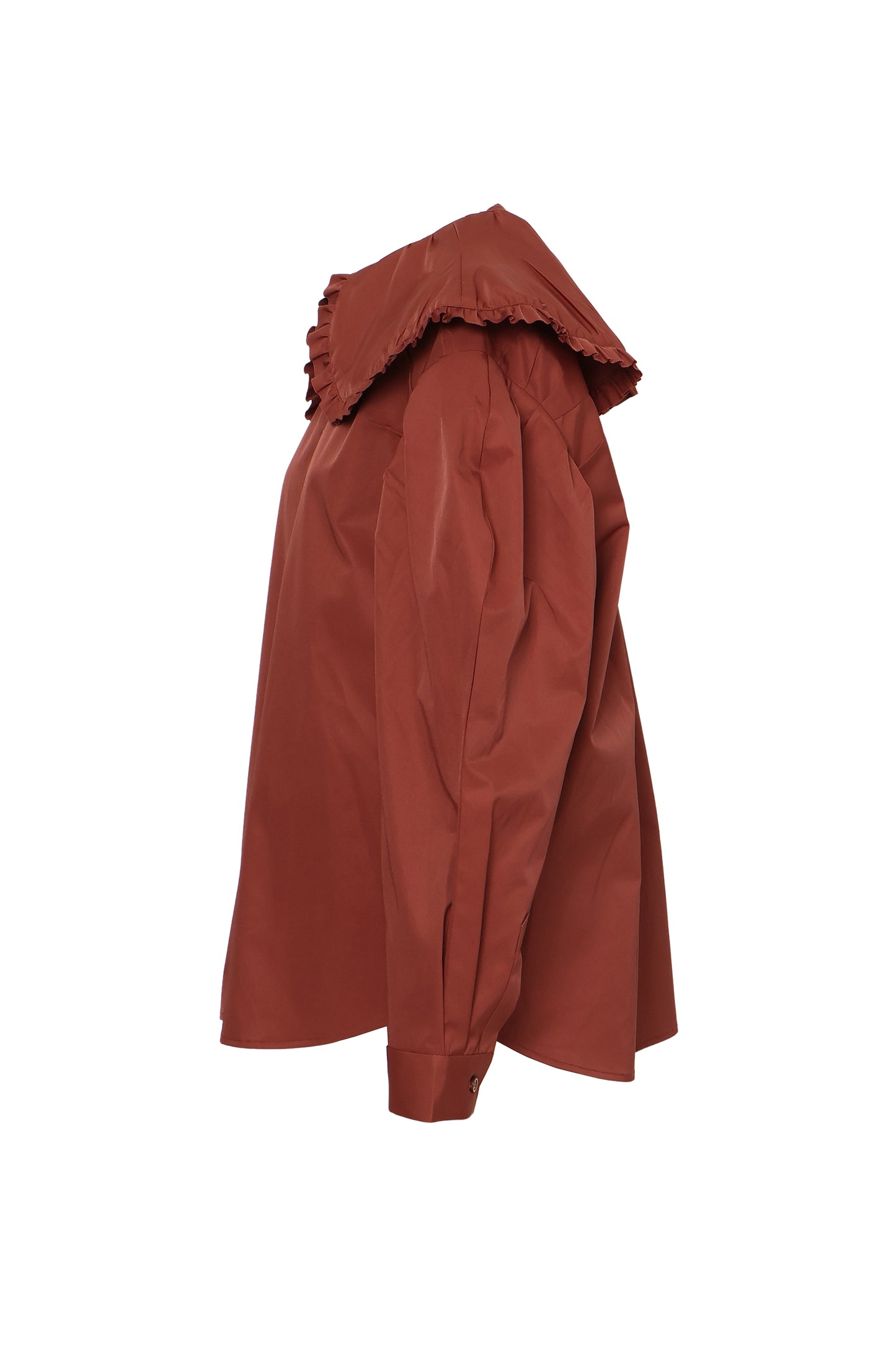 【AW26预购】娃娃领衬衫 / 赤陶色 / MSAW26B02