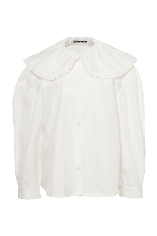 【AW26受注】Doll Collar Shirt / White / MSAW26B02