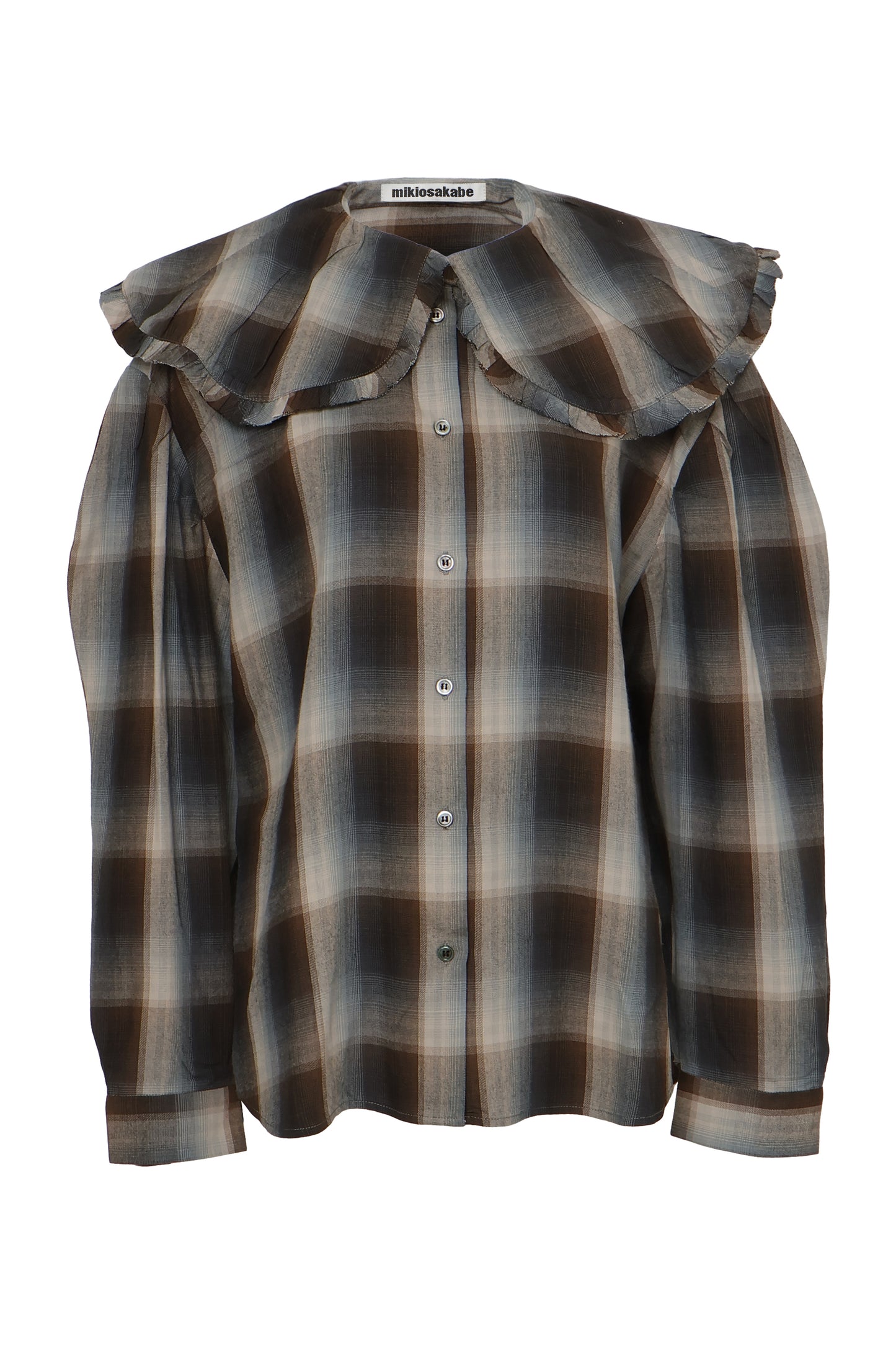 【AW26受注】Doll Collar Shirt / Brown / MSAW26B021