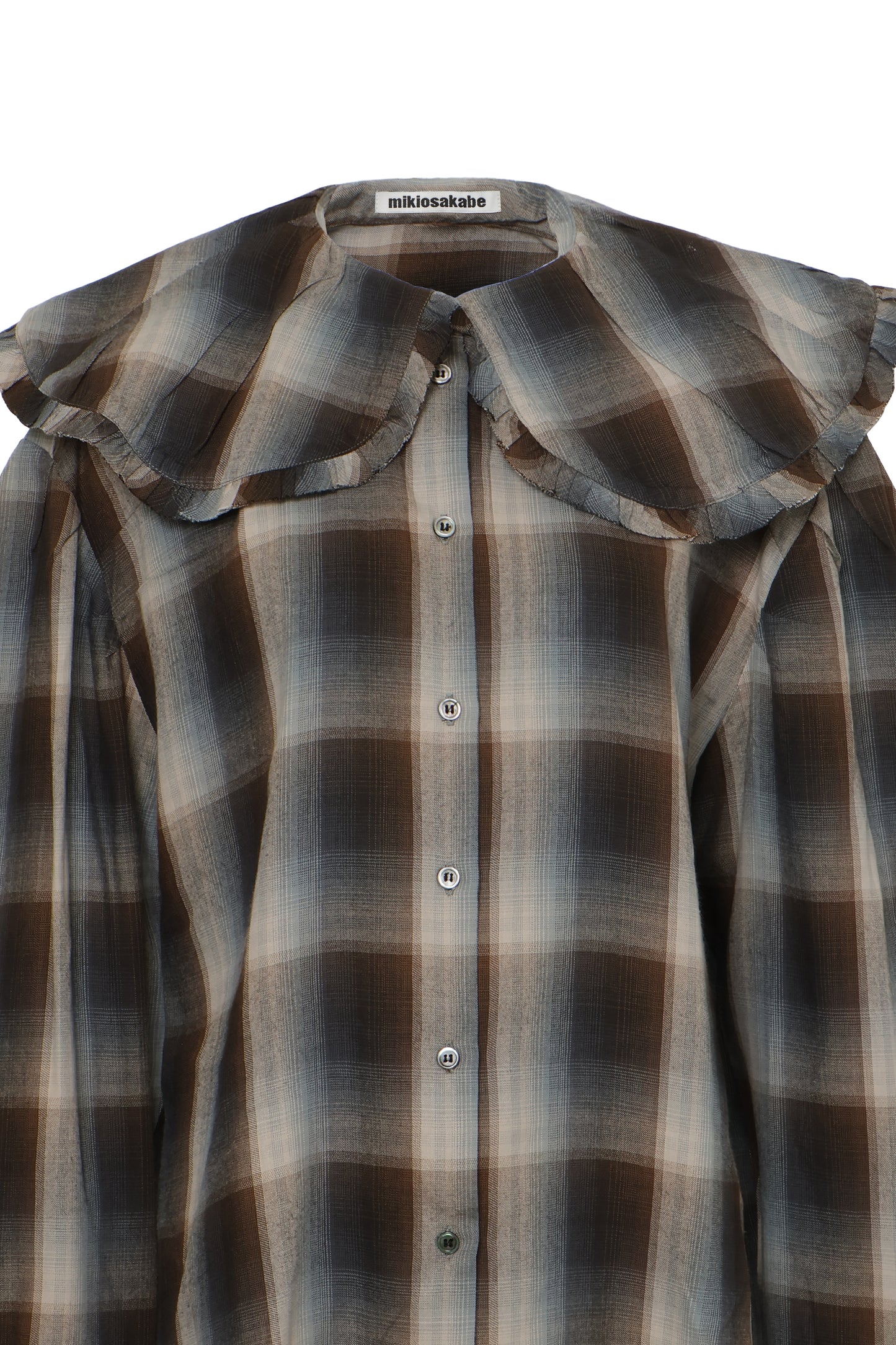 【AW26受注】Doll Collar Shirt / Brown / MSAW26B021
