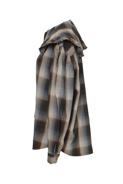 【AW26受注】Doll Collar Shirt / Brown / MSAW26B021