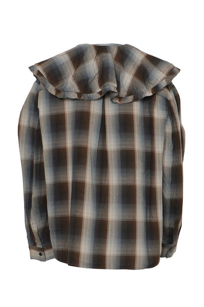 【AW26受注】Doll Collar Shirt / Brown / MSAW26B021