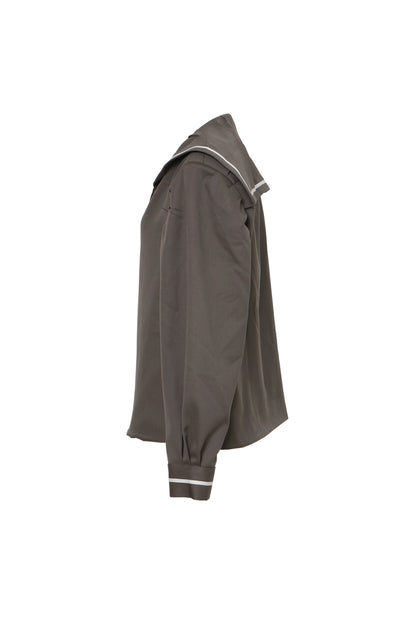 Random Tuck Sailor Shirt / Gray