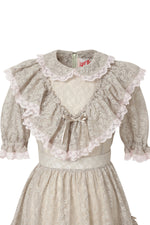 Lace Lolita Dress / Beige pink
