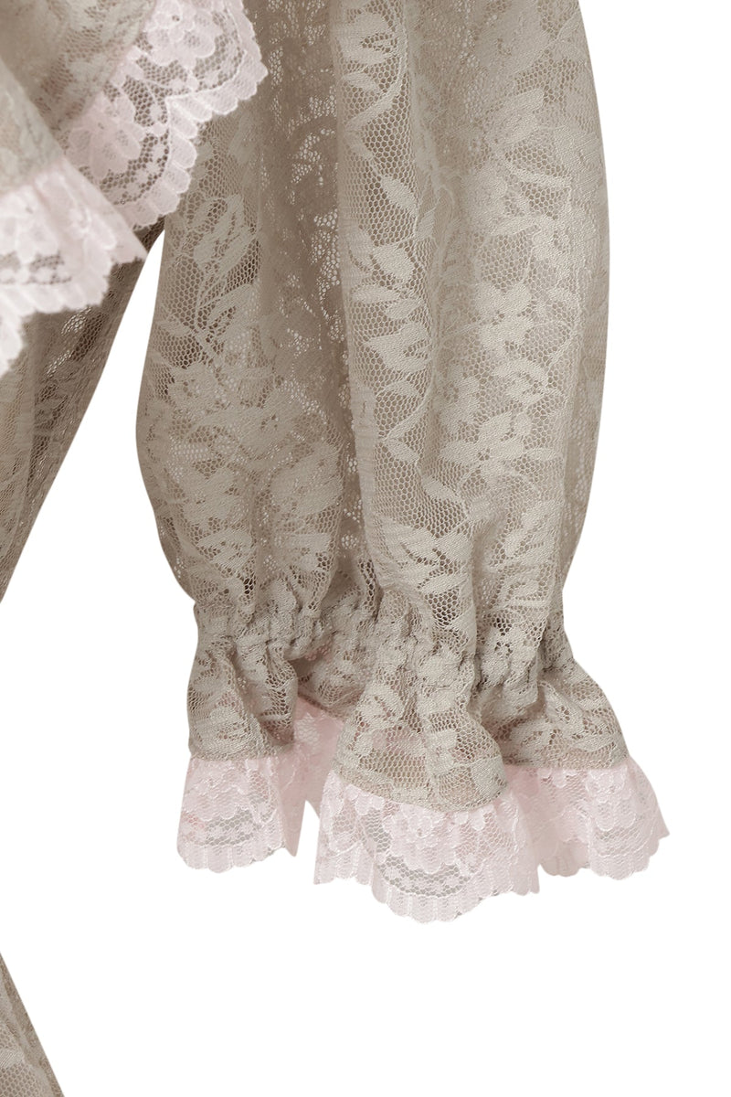 Lace Lolita Dress / Beige pink