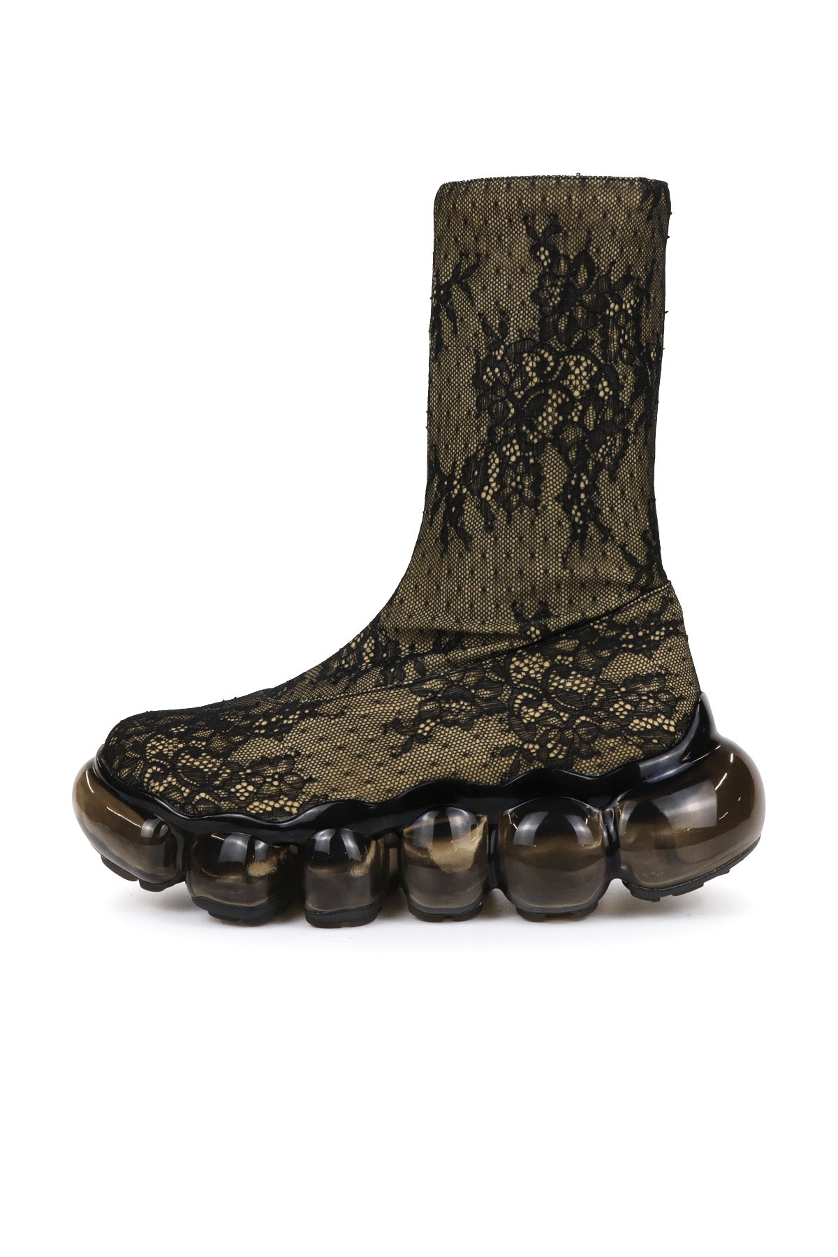 [PF25 Order] "Jewelry" Lace Tights Boots / Black / MSPF25SH06