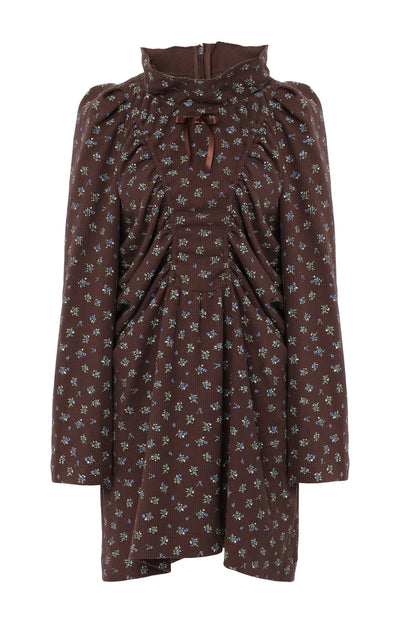 【SS26受注】Little Nana's Dress / Brown / JFSS26D01