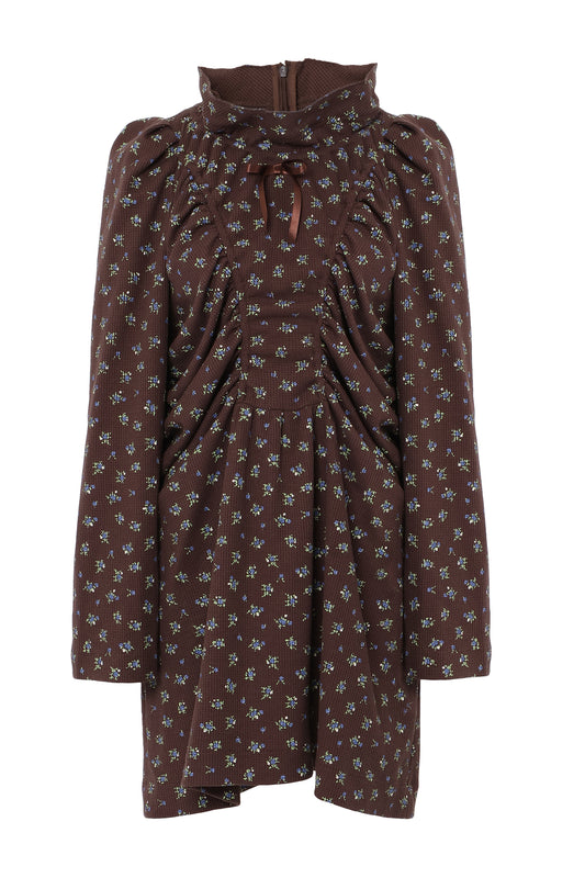 [SS26 Order] Little Nana's Dress / Brown / JFSS26D01