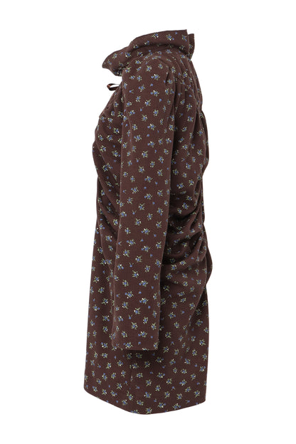 【SS26受注】Little Nana's Dress / Brown / JFSS26D01