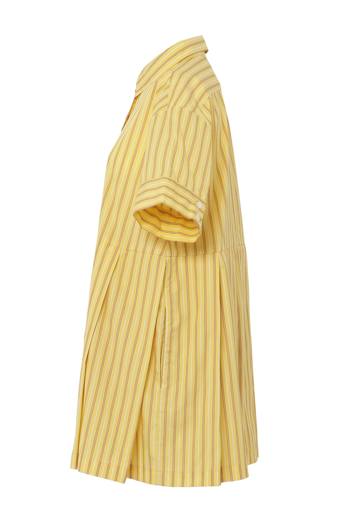 【SS26受注】Mini Shirt Stripe Dress / Yellow / MSS26D022