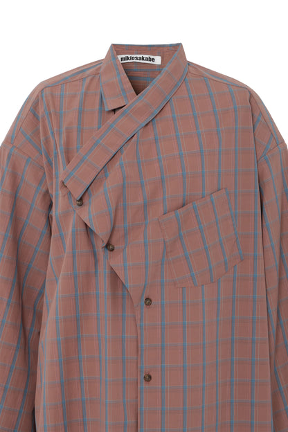 【SS26受注】Kimono Shirt / Brown / MSS26B02
