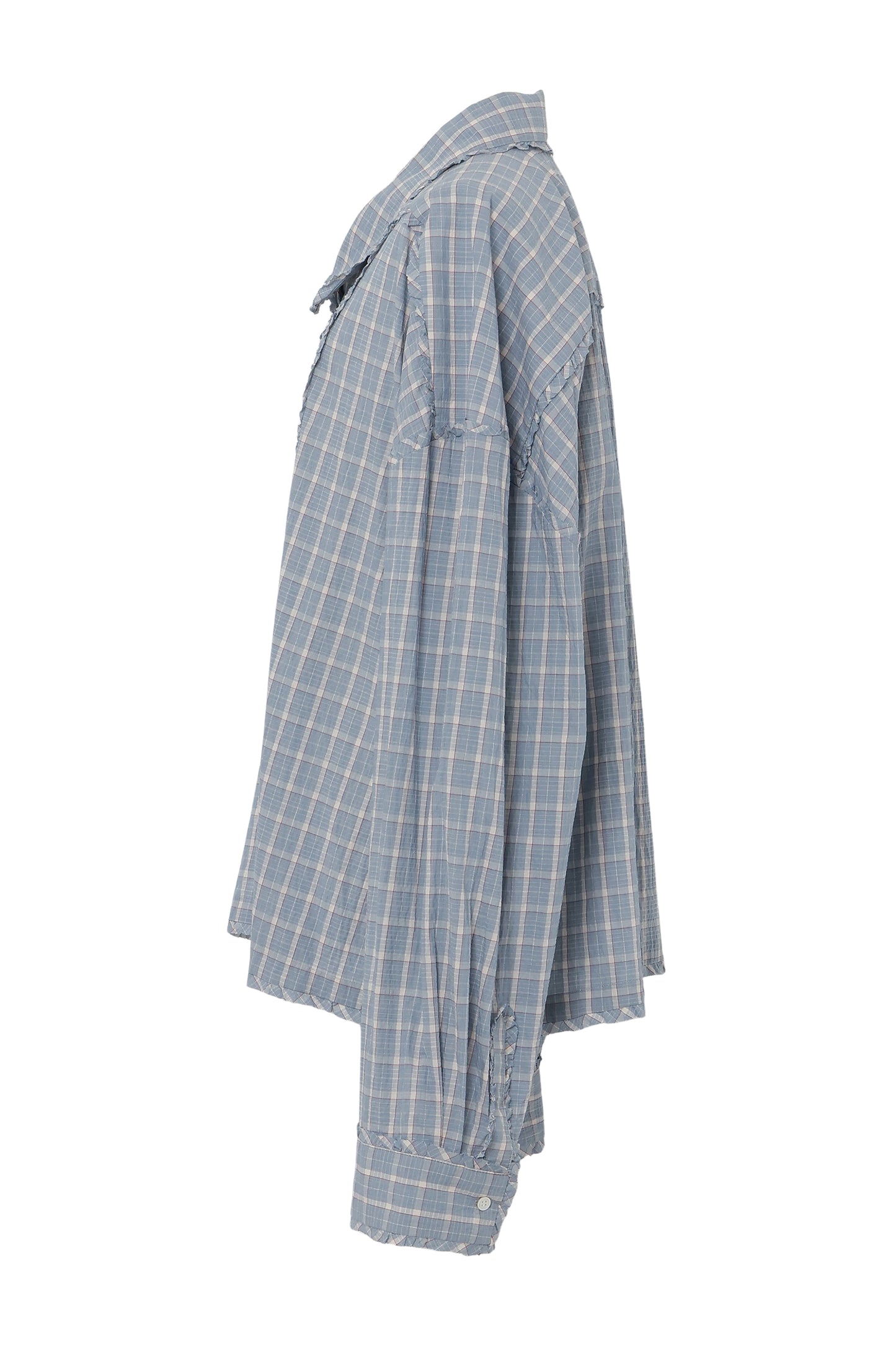 【SS26受注】Mini Frill Blouse / Blue / MSS26B01
