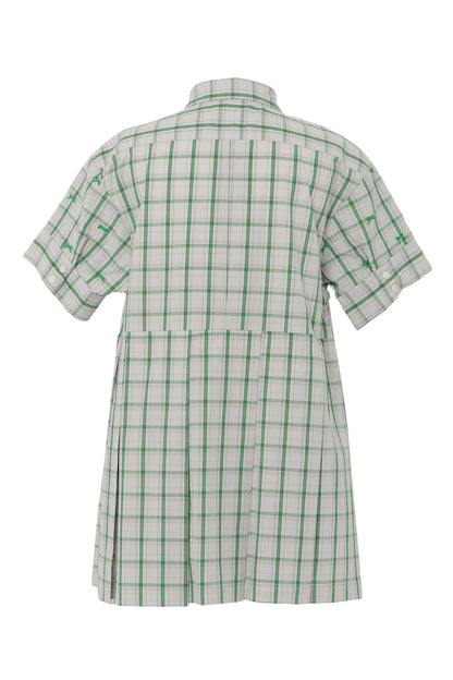 【SS26受注】Mini Ribbon Dress / Green / MSS26D02
