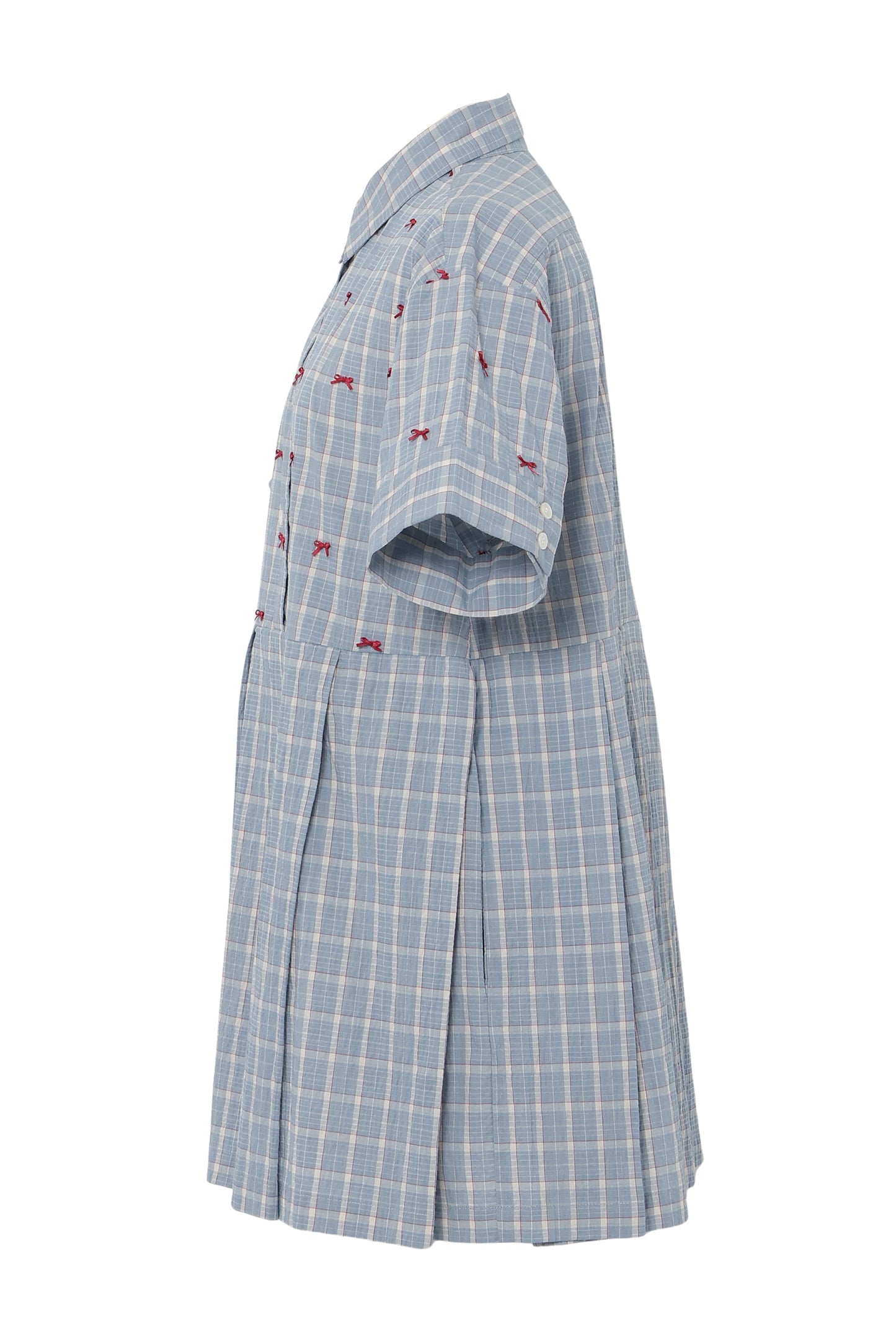 【SS26受注】Mini Ribbon Dress / Blue / MSS26D021