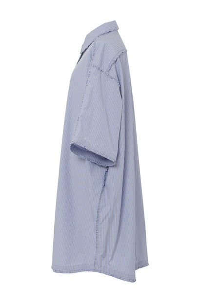 【SS26受注】Inside Out Shirt / Blue / MSS26B04