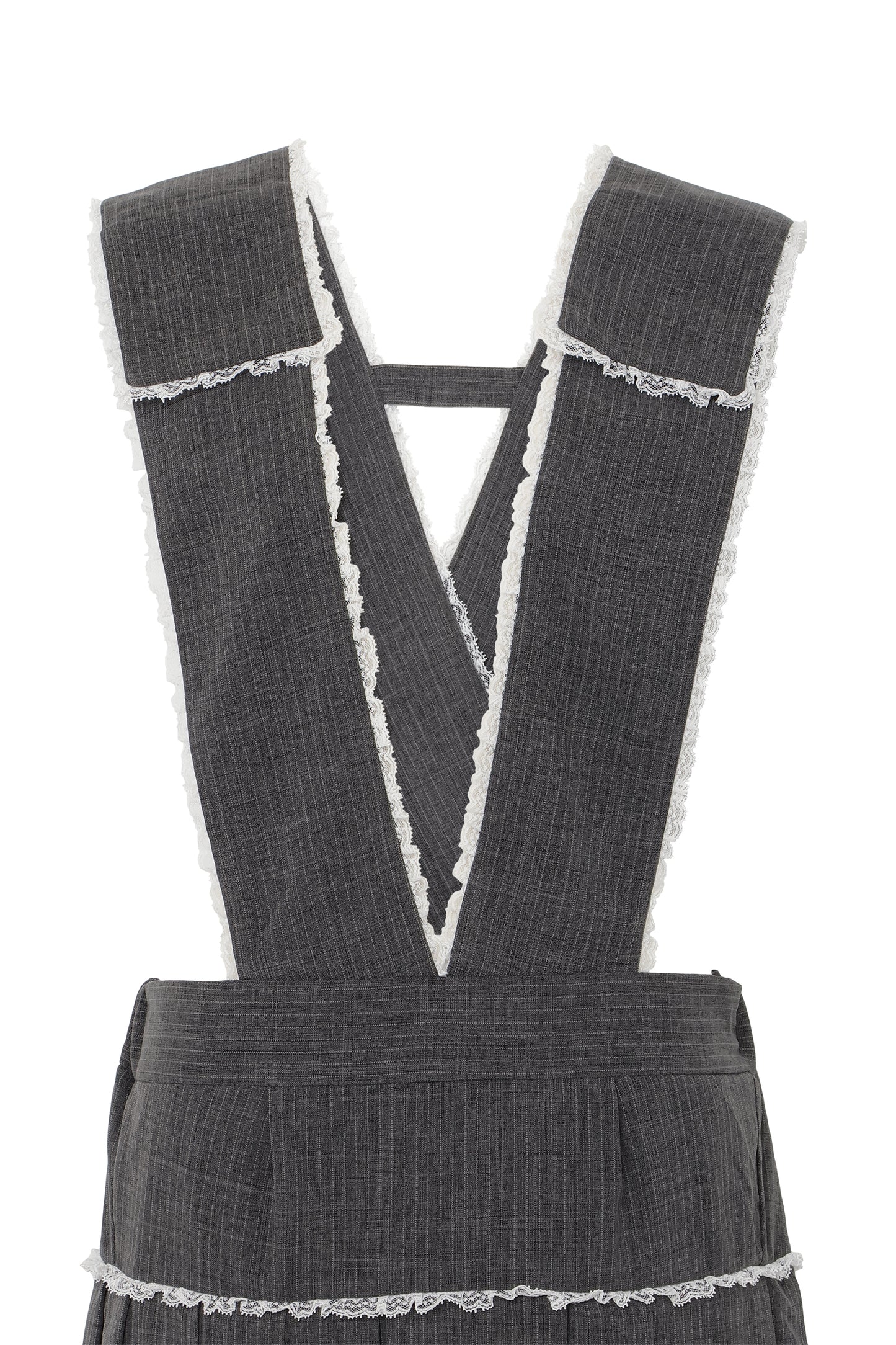 【SS26受注】School Apron Dress / Gray / MSS26D03