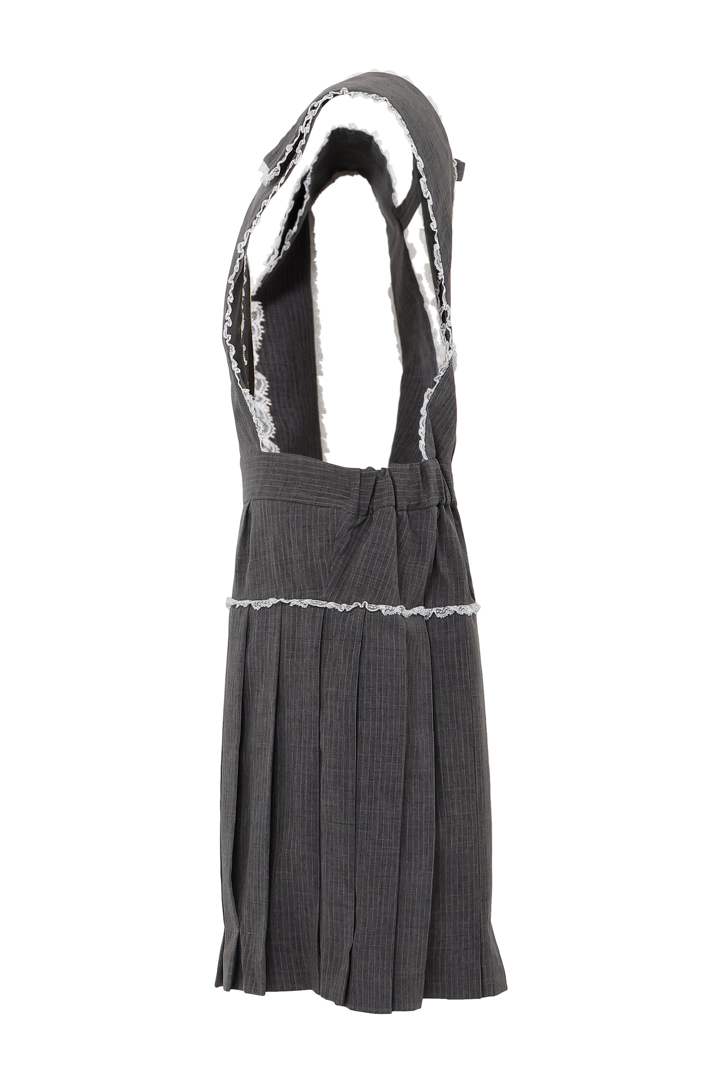 【SS26受注】School Apron Dress / Gray / MSS26D03