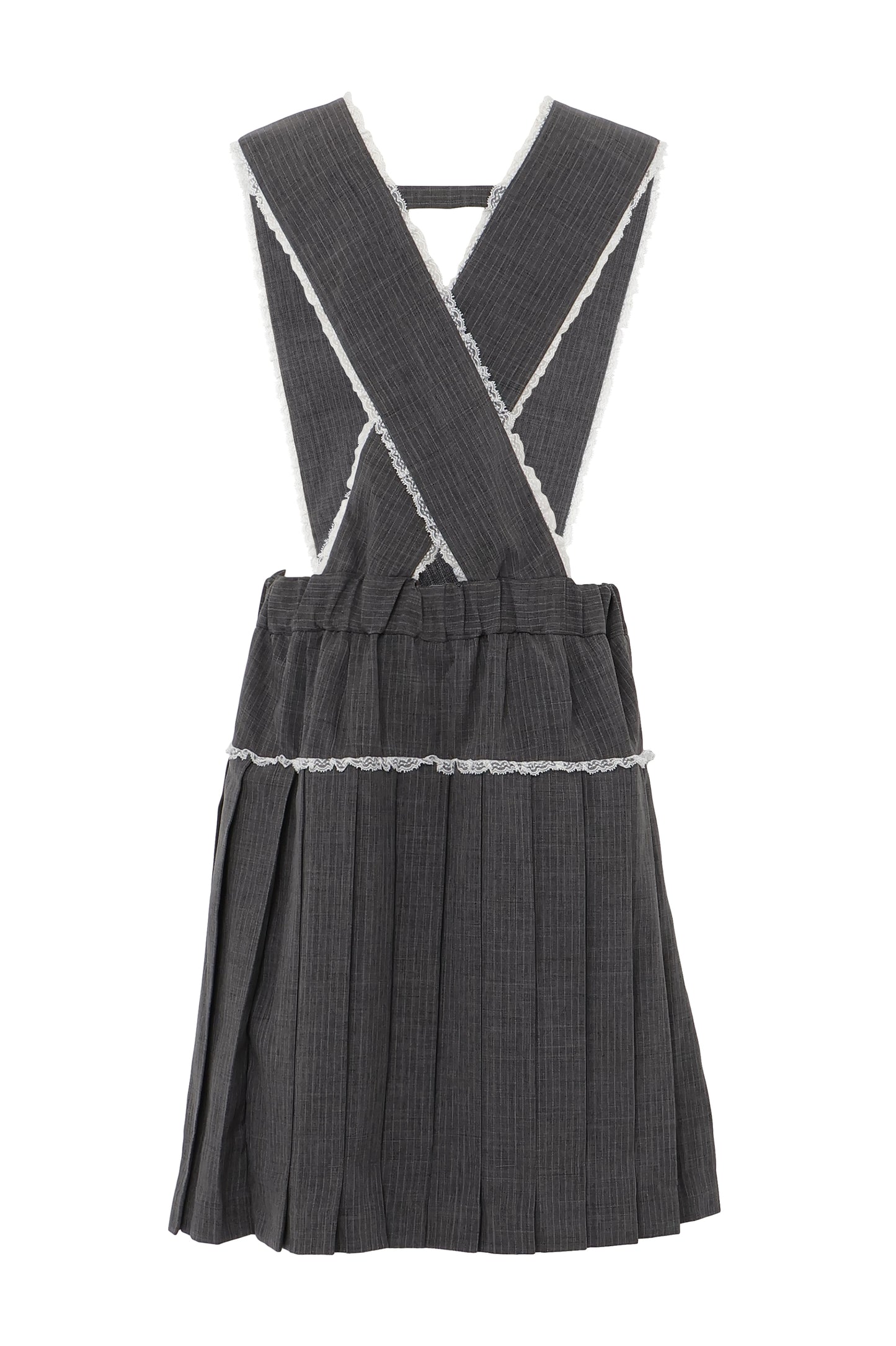 【SS26受注】School Apron Dress / Gray / MSS26D03