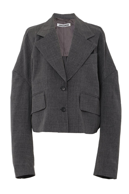 【SS26受注】Drop Shoulder Jacket / Gray / MSS26JK02