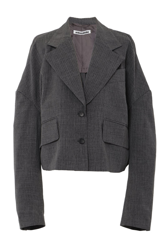 【SS26受注】Drop Shoulder Jacket / Gray / MSS26JK02