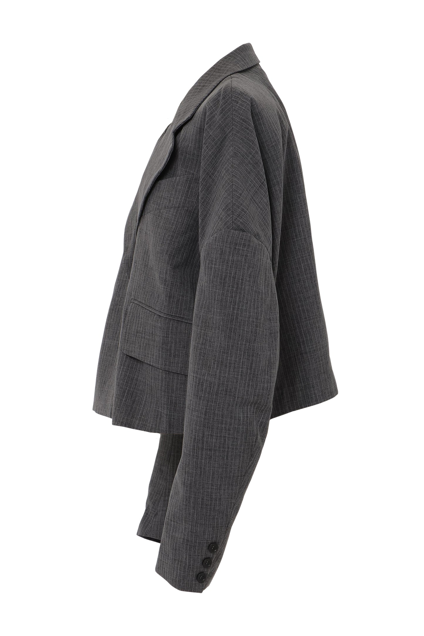 【SS26受注】Drop Shoulder Jacket / Gray / MSS26JK02
