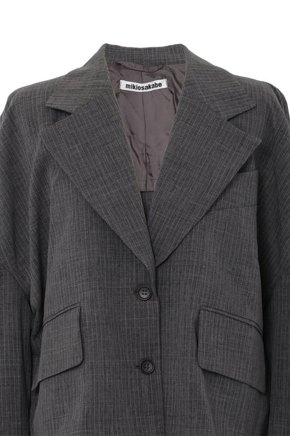 【SS26受注】Drop Shoulder Jacket / Gray / MSS26JK02