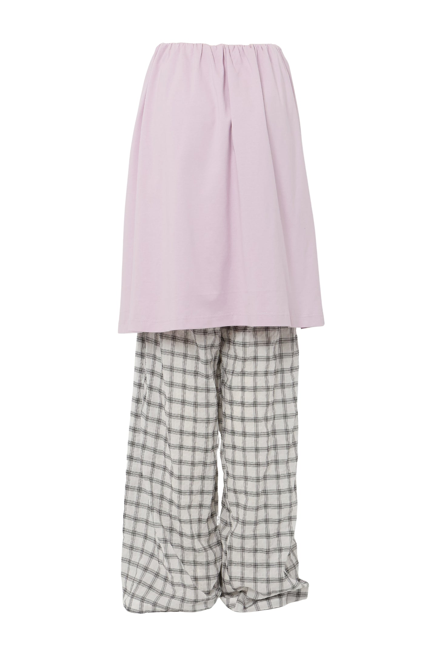 【SS26受注】 Layered Pants / White-Beige / MSS26P03