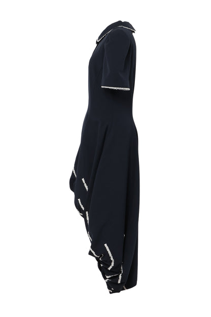 【SS26受注】Balloon Dress / Navy / MSS26D04