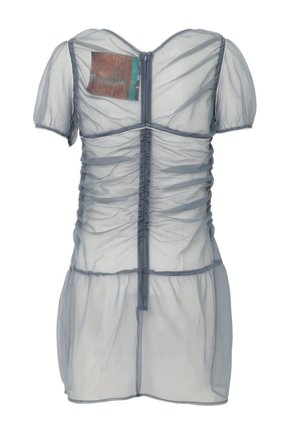 【SS26受注】Nana's Sheer Dress / Gray / JFSS26D021