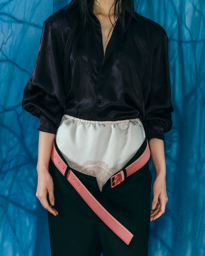 Jf Original Satin Blouse / Black