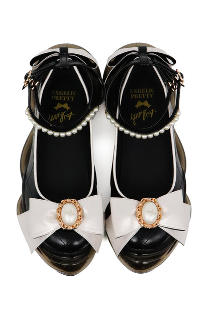 【SS27受注】Ribbon Bow Mirage / Black / JFAPSS27SH01