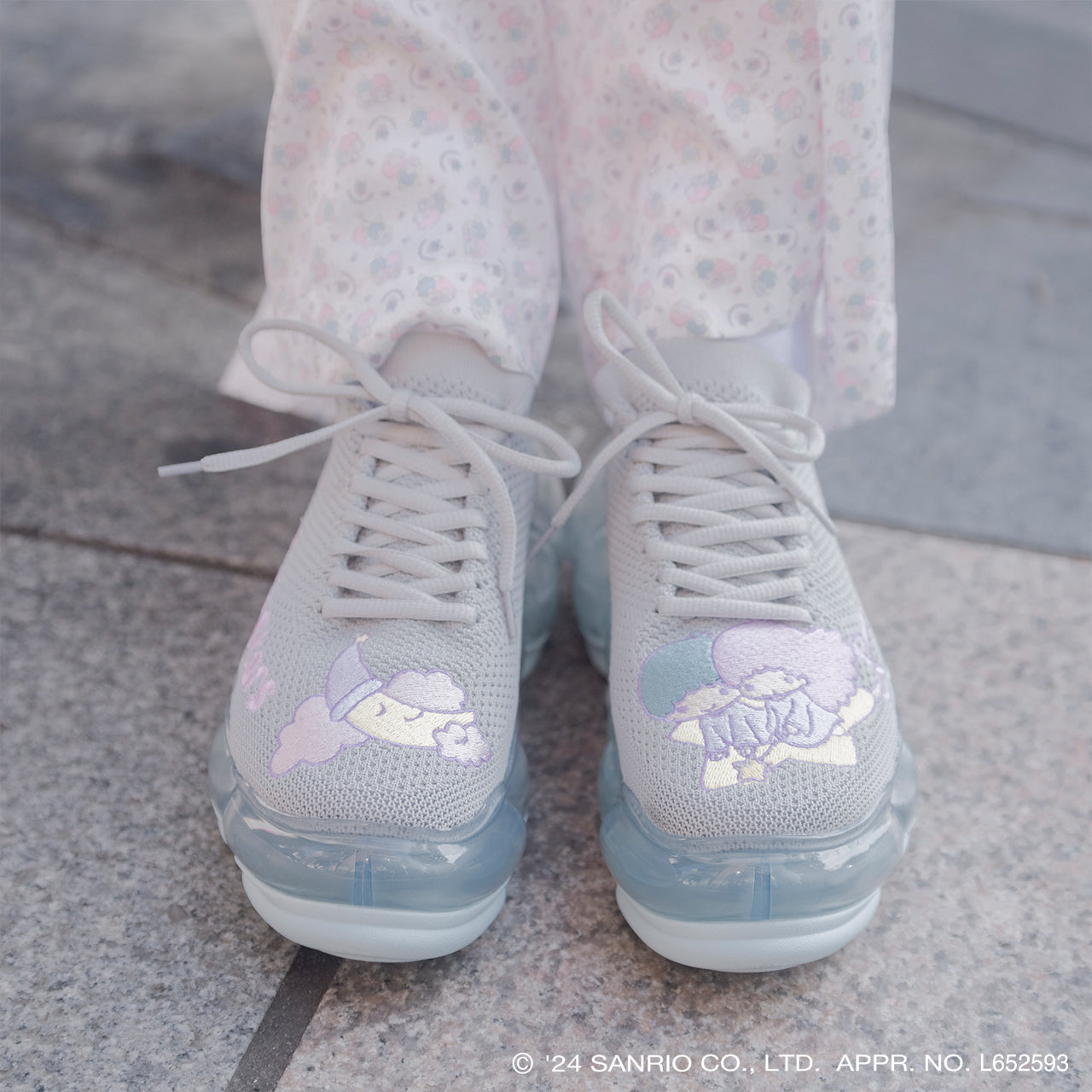 New "Jewelry" Shoes / Gray / Little Twin Stars x MIKIOSAKABE