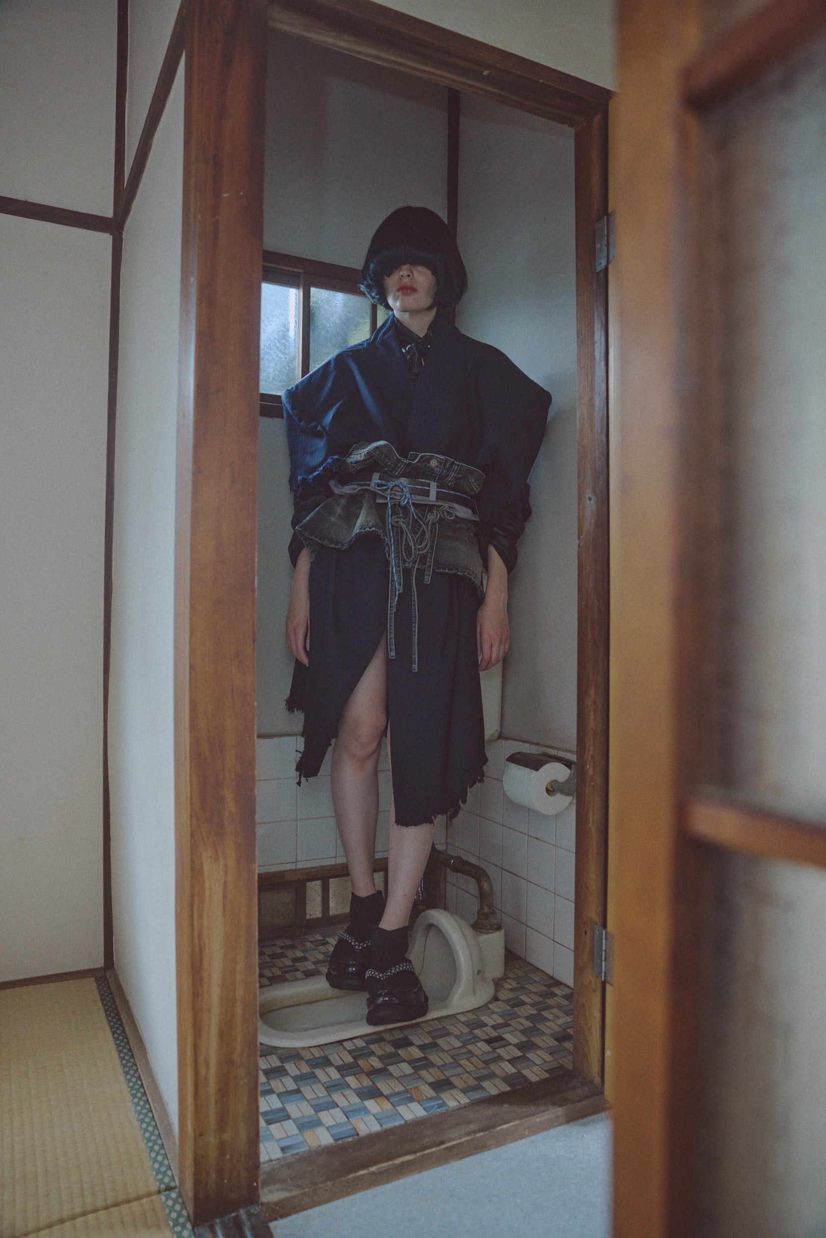 Mini Denim Skirt / Black｜MIKIOSAKABE&JennyFax公式ストア