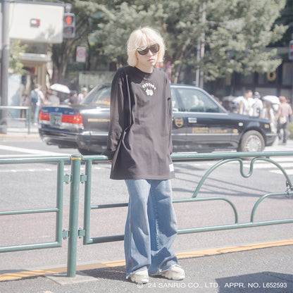 4XL Long T / Black / Little Twin Stars x MIKIOSAKABE