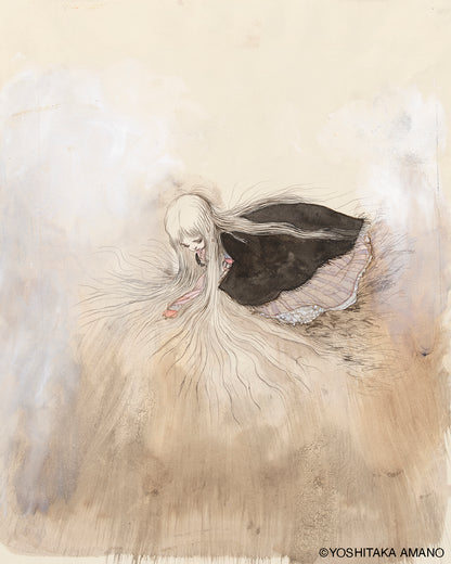 【预购】Angel's Egg Washed T恤 / 黑色 / MSTT25T011B