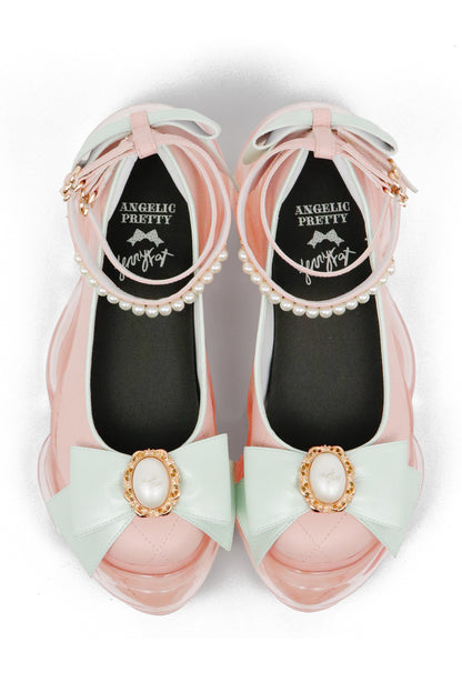 【SS27受注】Ribbon Bow Mirage / Peach / JFAPSS27SH01