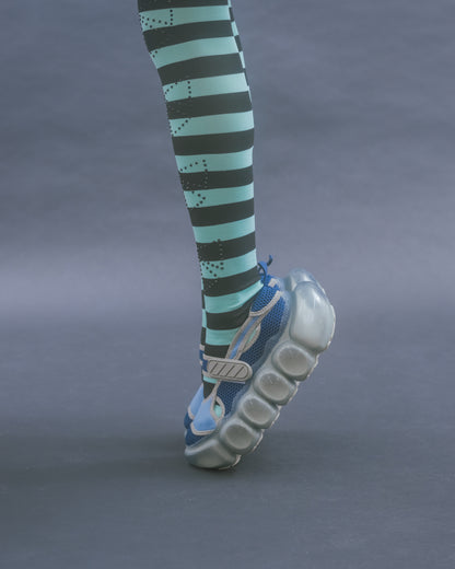 "Jewelry" Bubble Sandal Swimmer / Blue
