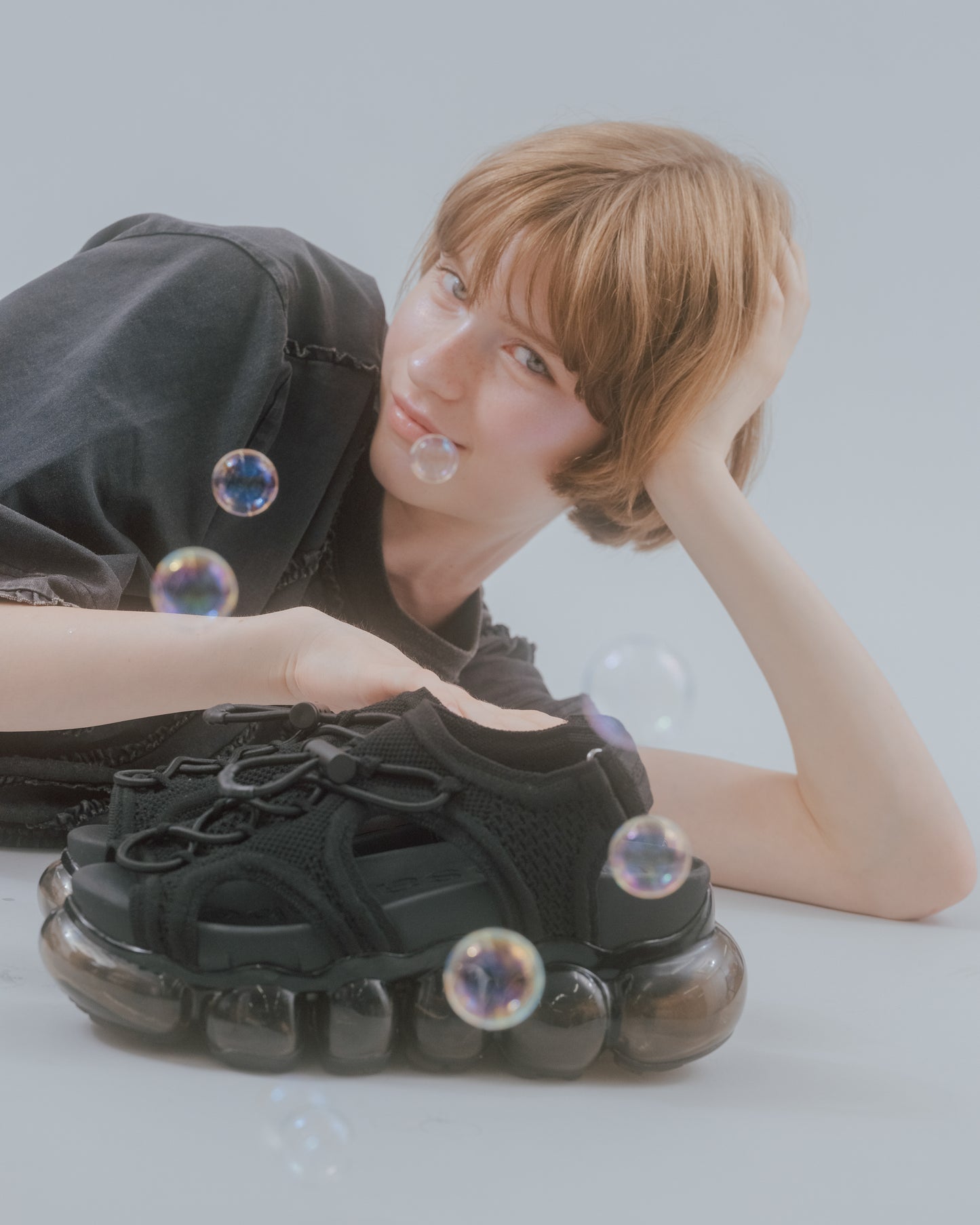 "Jewelry" Sandal / Black