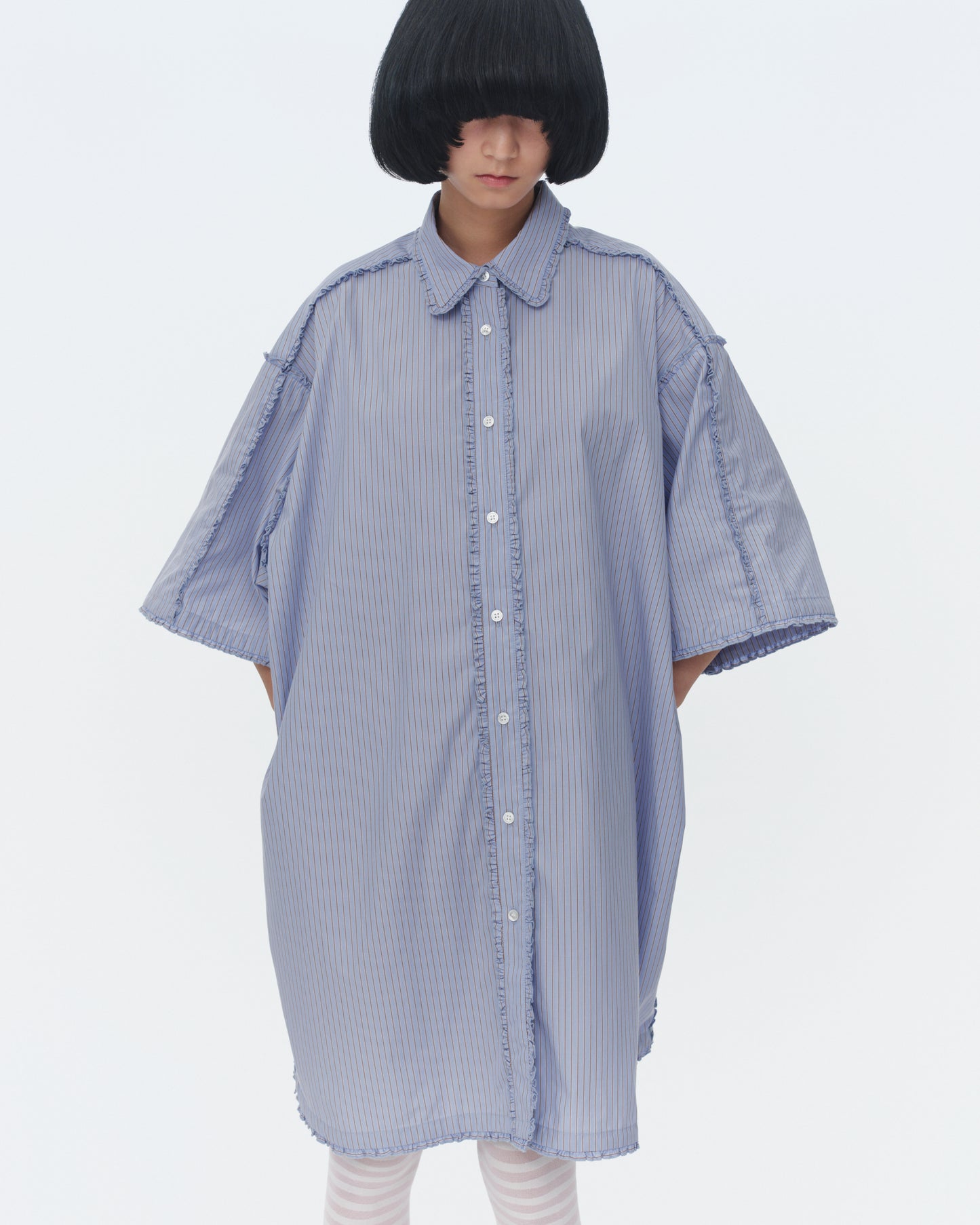 【SS26受注】Inside Out Shirt / Blue / MSS26B04