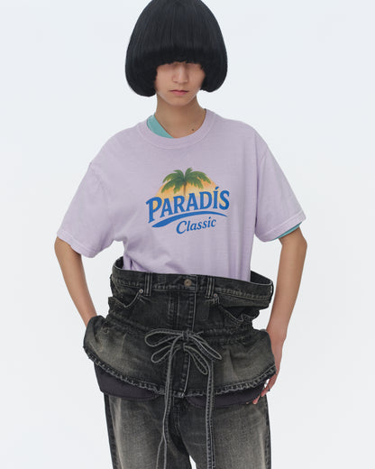 【SS26受注】Souvenir T-Shirt Paradis / Lilac / MSS26T061