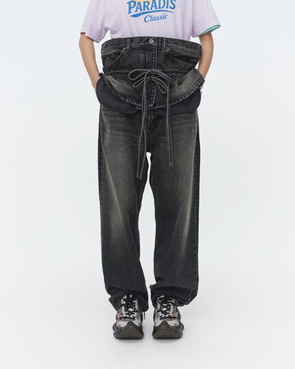 【SS26受注】Dirty Work Pants / Black / MSS26P01
