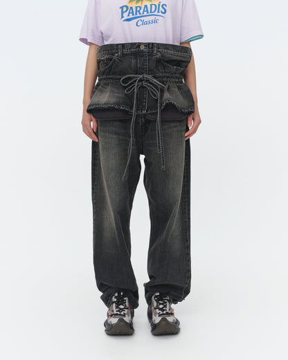 【SS26受注】Dirty Work Pants / Black / MSS26P01