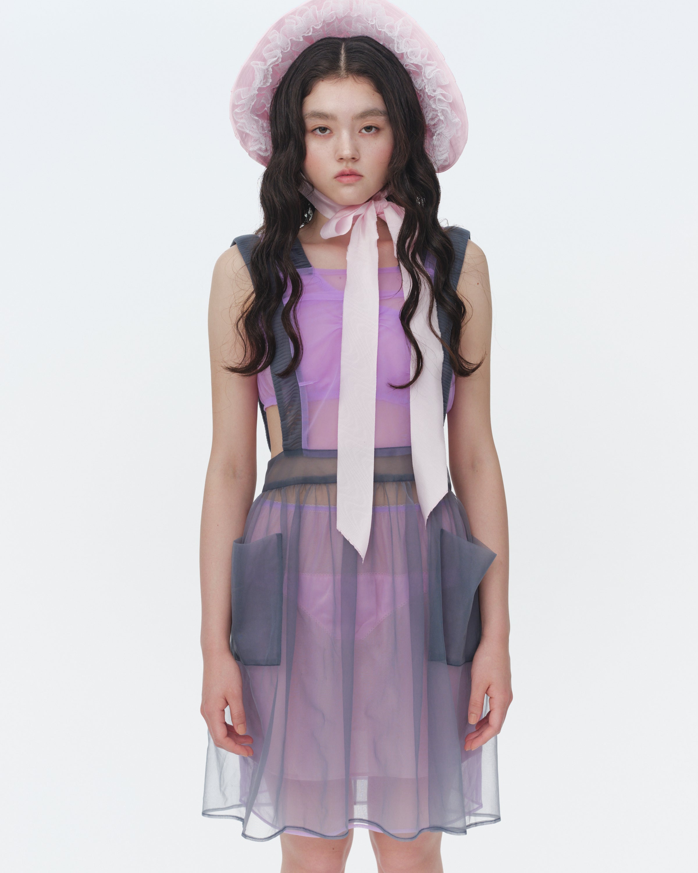 jenny fax シースルーパンツ　ピンクベージュ jenny fax シースルーパンツ ピンクベージュ - メルカリ