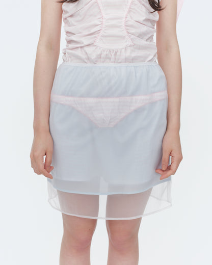 【SS26受注】See Through Skirt / Blue / JFSS26S01